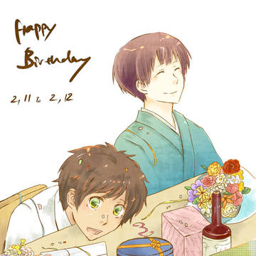 二人ともおめでとー！