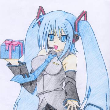 誕生日用に初音ミク