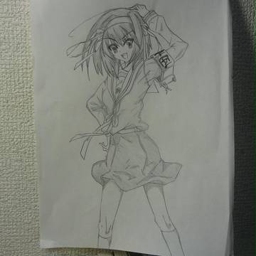 ハルヒ描いた