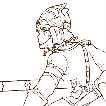 ナウシカ　線だけー