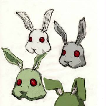 うさぎたち。