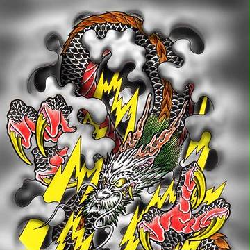 雷龍図