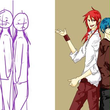 合作。