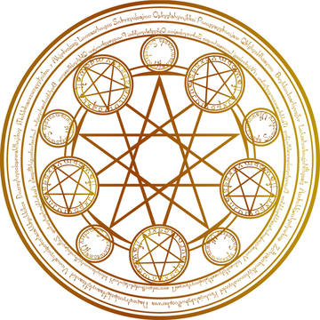 魔法陣(光彩なし)