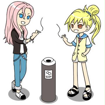 秋田書店喫煙ルーム