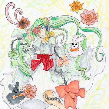 【初音ミク】なんやかんや描きたかった。【アナログーン】