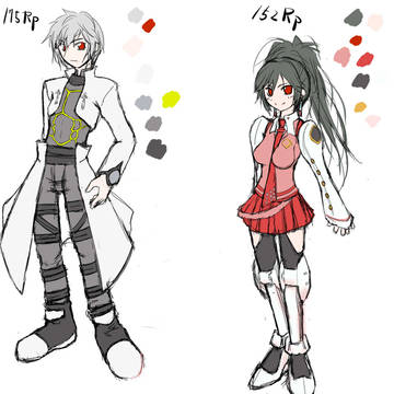 PSPo2マイキャラ落書き。