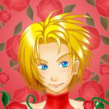 薔薇の金髪