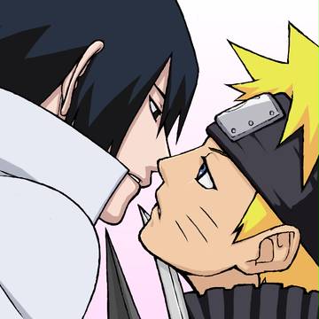 【腐向け】サスケとナルトでキス唾