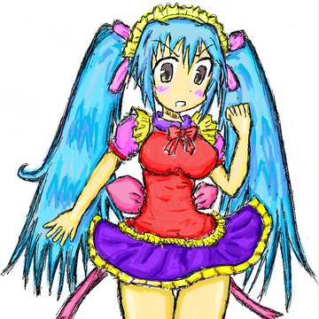 メイドミク(色付き)