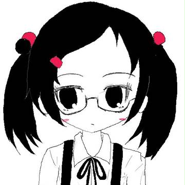 デコメガネツインテ女児