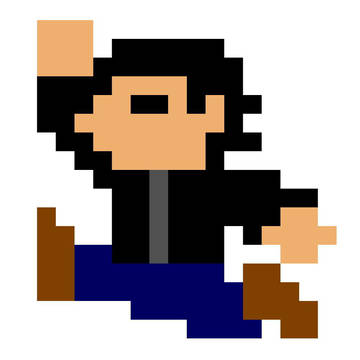 8bitの自画像 ジャンプ