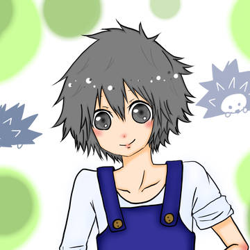 ハリネズミ擬人化