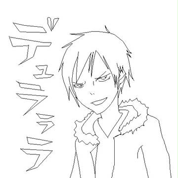 【デュラララ】らくがき【線画】