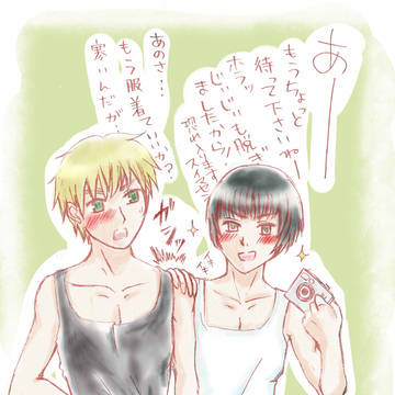 【ヘタリア腐】朝菊タンクトップ