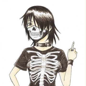 骨Tシャツ(差分)