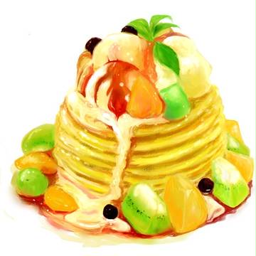 パンケーキどうぞ