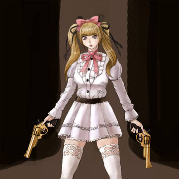 ロリータ銃女子