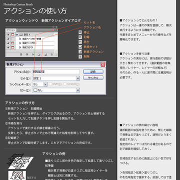 【Photoshop アクション】アクションの使い方講座