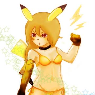 擬人化ピカチュウ