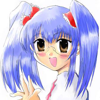 眼鏡のお嬢さん