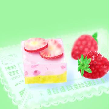 ストロベリーチーズケーキ