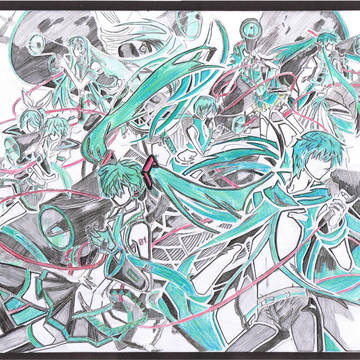 恋は戦争 切り絵