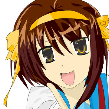 涼宮ハルヒを描いてみた