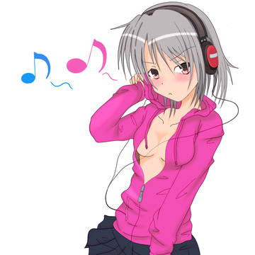 ヘッドホン少女　