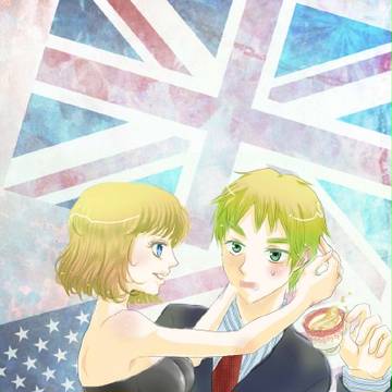 【にょたりあ】何処座ってんだっ!ばかあ!【英にょ米】