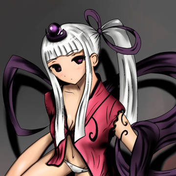 白髪少女