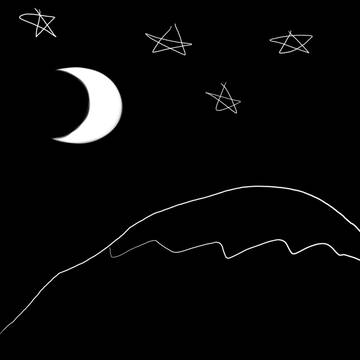 夜の丘