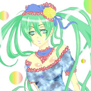 初音ミク塗ってみた