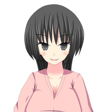 オリジナル娘【黒髪ロング】