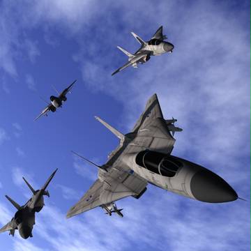 F-14 編隊飛行