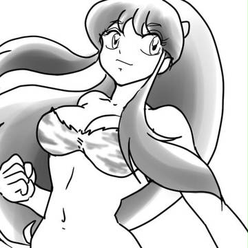 液晶ペンタブ直描きラム