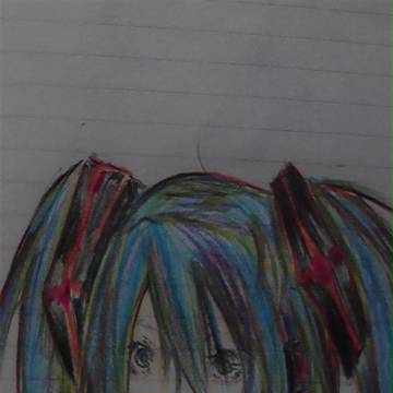 二年前に描いた初音ミク