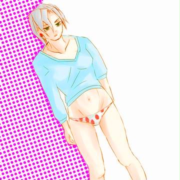 女体化注意いちごぱんつ