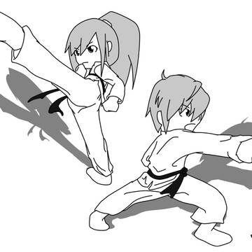 空手っ子ども