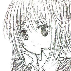 宿題で初描きあむ
