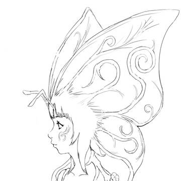 春っぽい絵描きかけ・・