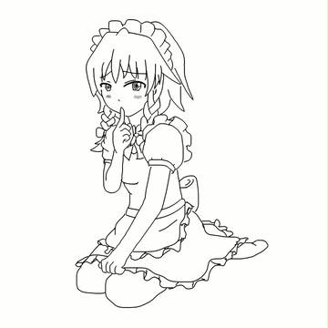 座り咲夜さん