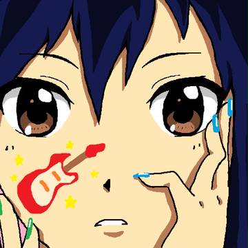 マウスで　あずにゃん　を書いてみた