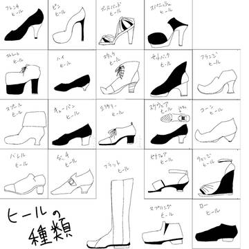 ヒールの種類