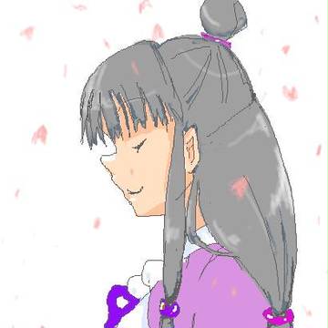 花舞うなか