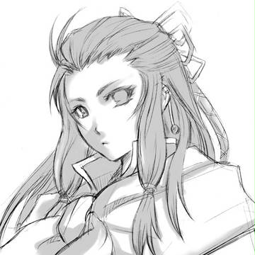 三国志大戦白黒落描き。<2>