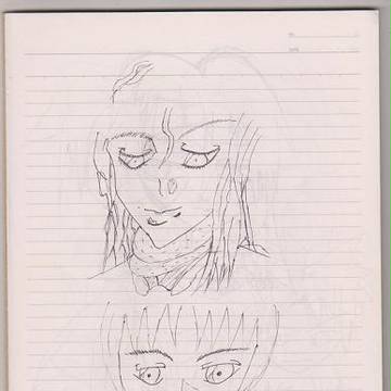 １５歳の自分の絵を２３歳の自分が書き直す