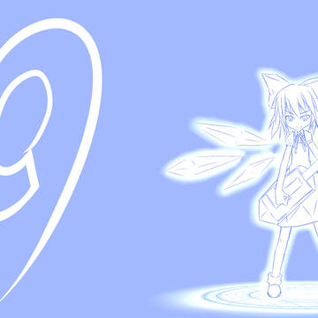 チルノ＋ギター（⑨）