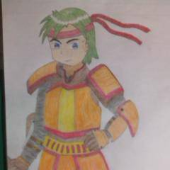 ただの（色）鉛筆で男兵士を描いてみた