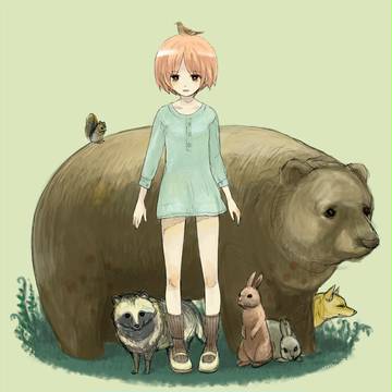 in forest